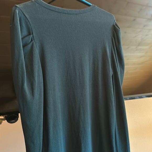 NWOT white birch size large, dark green lightweight sweater - Picture 3 of 4